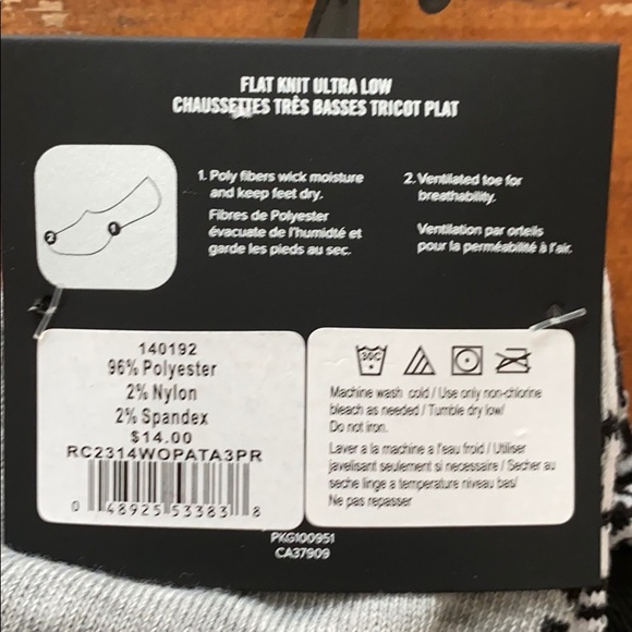 Converse Chucks Socks 3 Pack Ultra Low No Show NWT - Picture 4 of 9